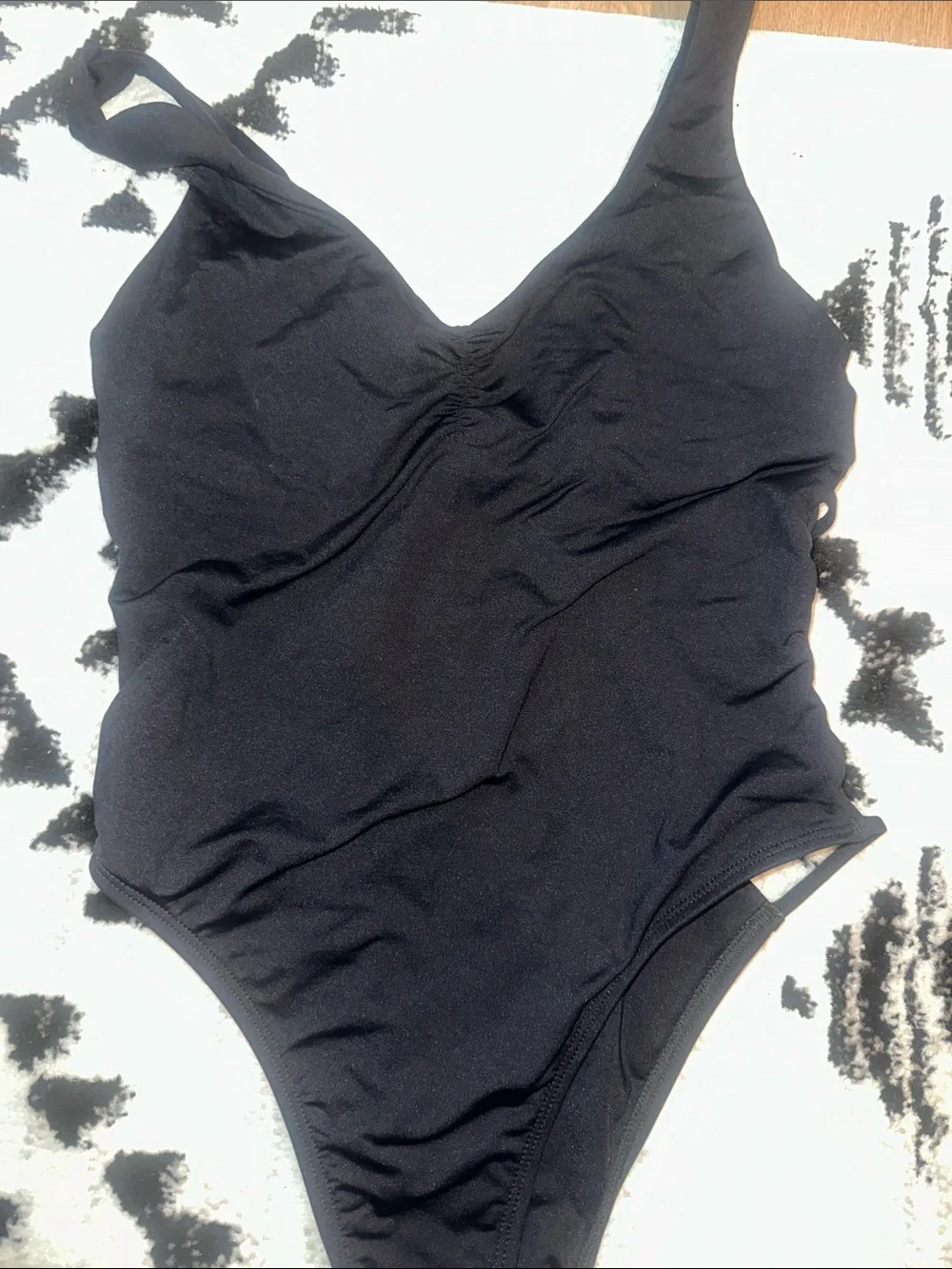 l*space Black One-Piece Swimsuit